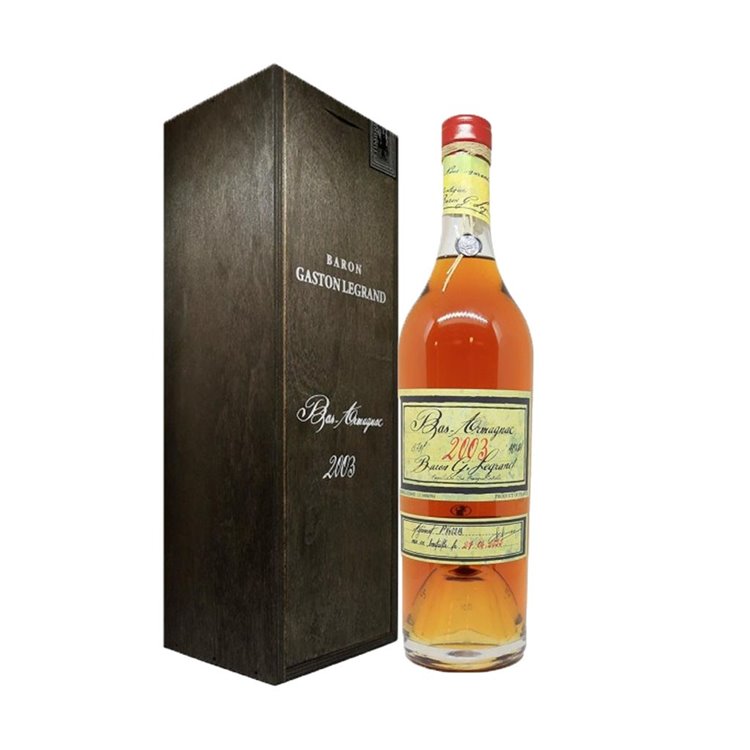 BARON GASTON LEGRAND Bas-Armagnac Millesime 2003 Cl 70 BARON GASTON LEGRAND Bas-Armagnac Millesime 2003 Cl 70