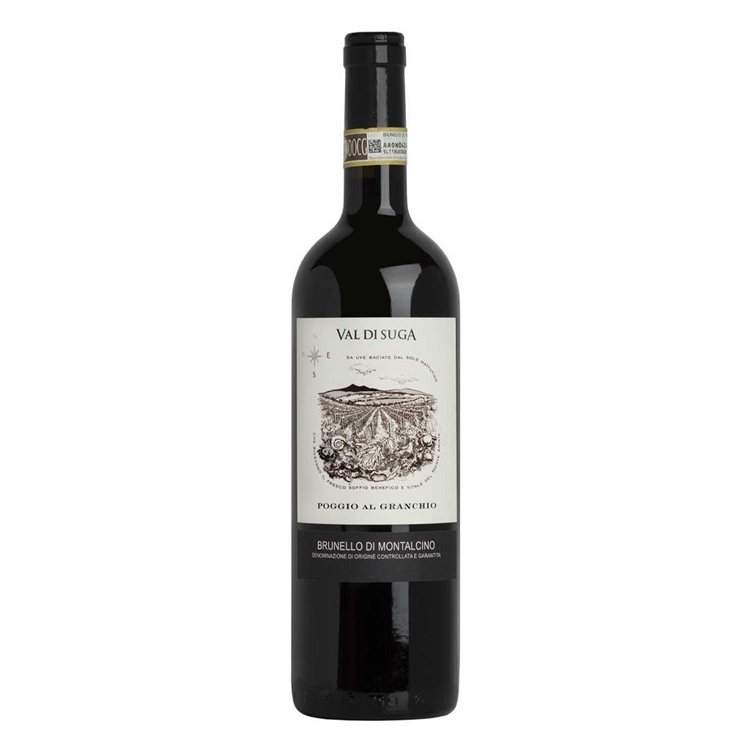 VAL DI SUGA Brunello di Montalcino POGGIO GRANCHIO 2016 Cl 75 14° VAL DI SUGA Brunello di Montalcino POGGIO GRANCHIO 2016 Cl 75 14°