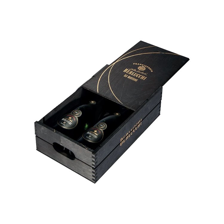 BERLUCCHI Cassetta Legno NATURE Annata 2015 + Annata 2016 cl.75 BERLUCCHI Cassetta Legno NATURE Annata 2015 + Annata 2016 cl.75