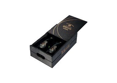 BERLUCCHI Cassetta Legno NATURE Annata 2015 + Annata 2016 cl.75