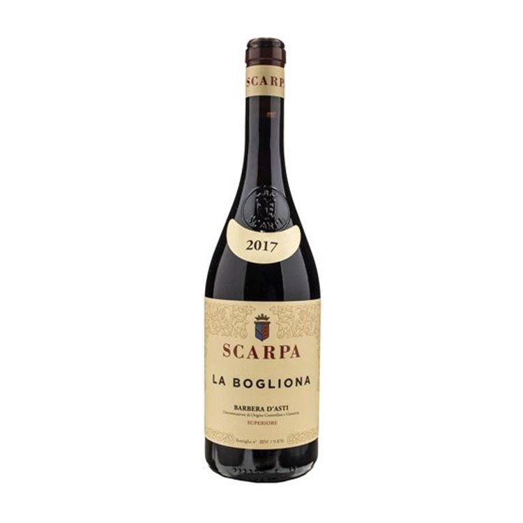 SCARPA Barbera d'Asti Superiore Docg BOGLIONA 2017 cl.75 SCARPA Barbera d'Asti Superiore Docg BOGLIONA 2017 cl.75
