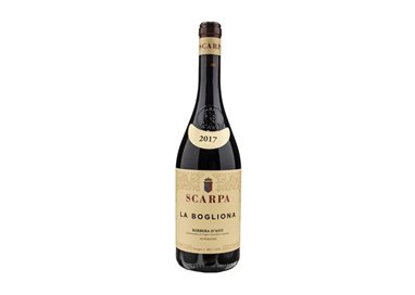 SCARPA Barbera d'Asti Superiore Docg BOGLIONA 2017 cl.75