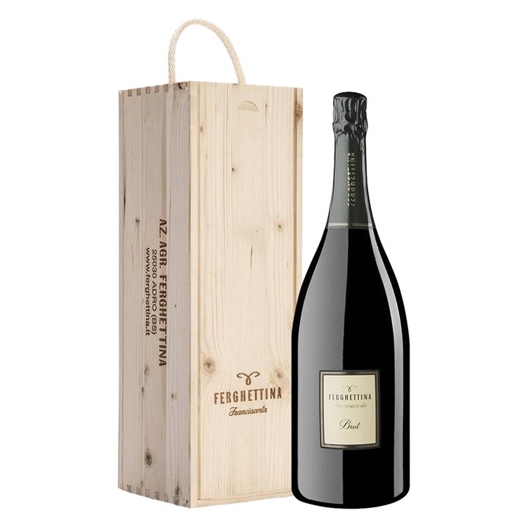 FERGHETTINA Franciacorta Docg Brut CASSA LEGNO Jeroboam cl.300 FERGHETTINA Franciacorta Docg Brut CASSA LEGNO Jeroboam cl.300
