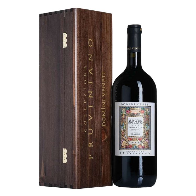 DOMINI VENETI Amarone Docg PRUVINIANO Magnum Legno 2018 cl.150 16° DOMINI VENETI Amarone Docg PRUVINIANO Magnum Legno 2018 cl.150 16°
