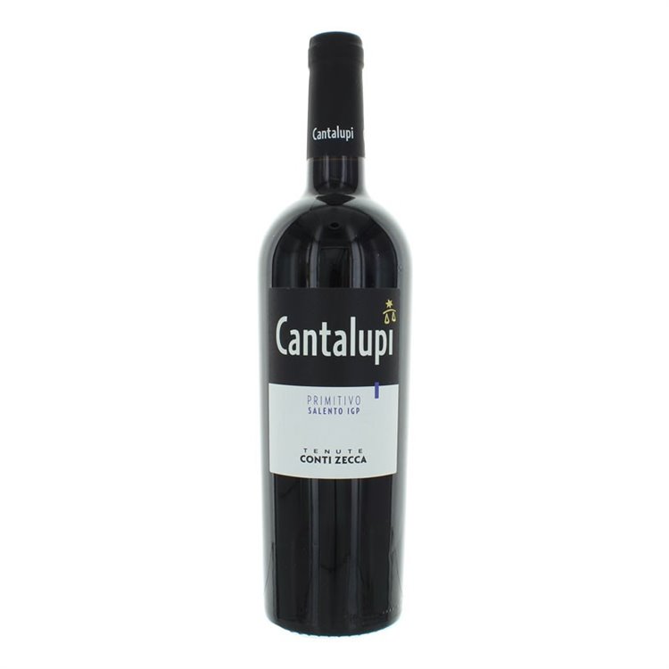 Conti Zecca Primitivo Cantalupi Puglia Igp 2022 cl.75 14% Conti Zecca Primitivo Cantalupi Puglia Igp 2022 cl.75 14%