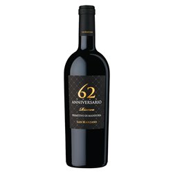 San Marzano Primitivo Manduria Dop Riserva Anniversario 62 2018 cl75