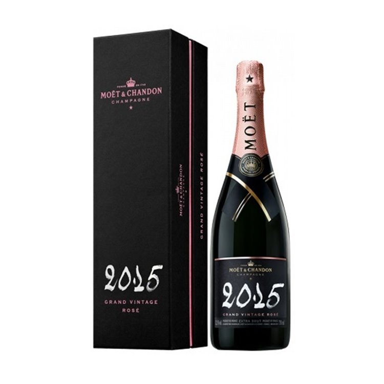 Moet & Chandon Champagne Grand Vintage Rose ASTUCCIO 2015 Cl.75 Moet & Chandon Champagne Grand Vintage Rose ASTUCCIO 2015 Cl.75