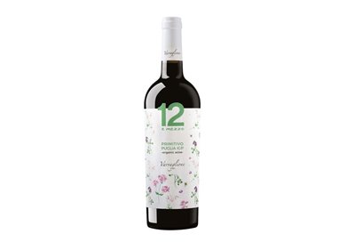 Varvaglione Primitivo Organic Wine 12 E Mezzo Puglia Igp 2022 cl.75