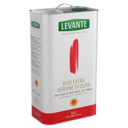 Levante -Olio Extra Vergine di Oliva Dop Terra di Bari 100% Italiano 3 L.