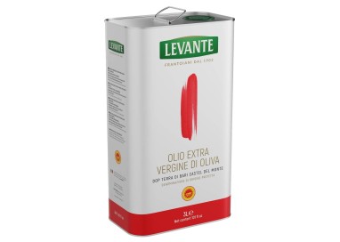 Levante -Olio Extra Vergine di Oliva Dop Terra di Bari 100% Italiano 3 L.
