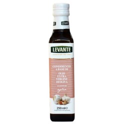 Levante - Condimento a base di Olio Extra Vergine di Oliva (98%) al Gusto di Aglio - 250 ml