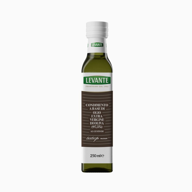 Levante - Condimento a base di Olio Extra Vergine di Oliva (97,5%) al Gusto di Tartufo Nero - 250 ml