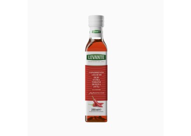 Levante - Condimento a base di Olio Extra Vergine di Oliva (97%) al Gusto di Peperoncino - 250 ml