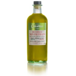 Carapelli - Olio Extra Vergine d'oliva Rustico non filtrato 100% Italiano 1,0 L.