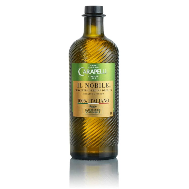 Carapelli - Olio Extra Vergine d'oliva Il Nobile sostenibile100% Italiano 1,0 L. Carapelli - Olio Extra Vergine d'oliva Il Nobile sostenibile100% Italiano 1,0 L.