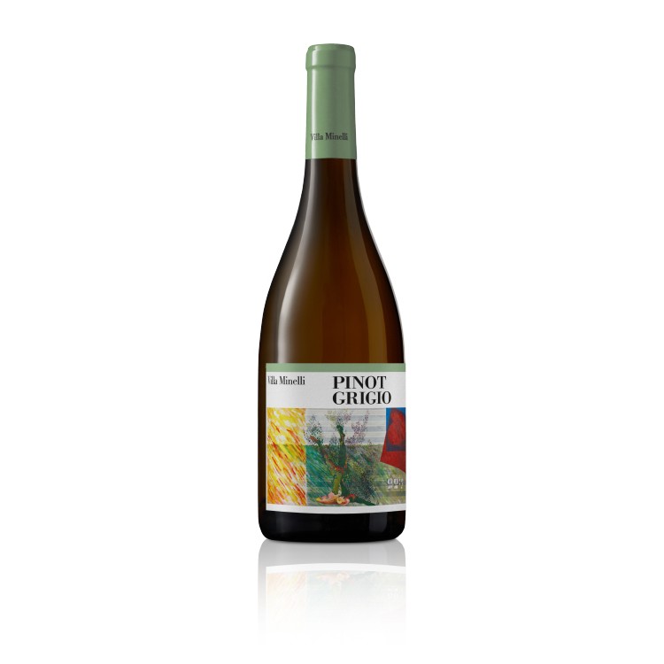 Vino Bianco Pinot Grigio IGT Villa Minelli -cz
