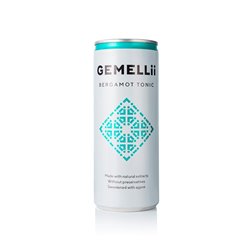 GEMELLII Drinks GmbH BERGAMOT TONIC Lattina in confezione da 12 0,250