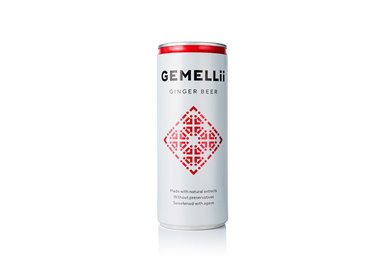 GEMELLII Drinks GmbH GINGER BEER Lattina in confezione da 12 0,250