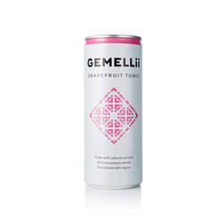 GEMELLII Drinks GmbH GRAPEFRUIT TONIC Lattina in confezione da 0,250