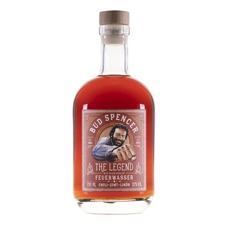 ST. KILIAN DISTILLERS GMBH BUD SPENCER The Legend Feuerwasser Liqueu 0,700 ST. KILIAN DISTILLERS GMBH BUD SPENCER The Legend Feuerwasser Liqueu 0,700