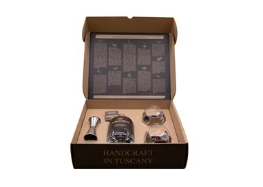 GINLAB srl GIFT BOX REGALO 1 BT LONDONDRY GIN 2 BICCHIERI