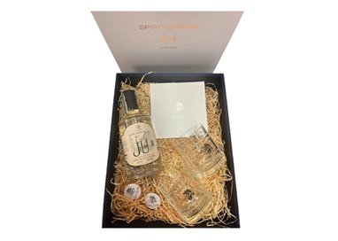 NUNQUAM Snc di Pagliai Cristina & C. GIFT CONFEZIONE GIN ONLY JU + 2 BICCHIERI-Opificio