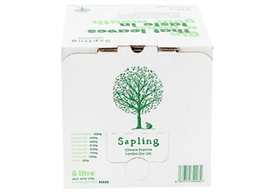 SAPLING SPIRITS LTD BAG IN BOX GIN-Sapling Spirits 5,000