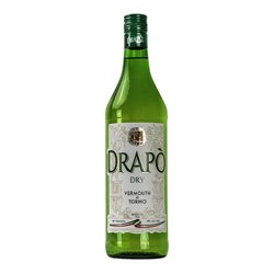 'TURIN VERMOUTH di Negro Giovanni E FC  VERMOUTH DRAPO'' DRY-Turin Vermouth 1,000'