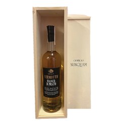 NUNQUAM Snc di Pagliai Cristina & C. GIFT CONFEZIONE LEGNO VERMOUTH BIANCO DI PRATO