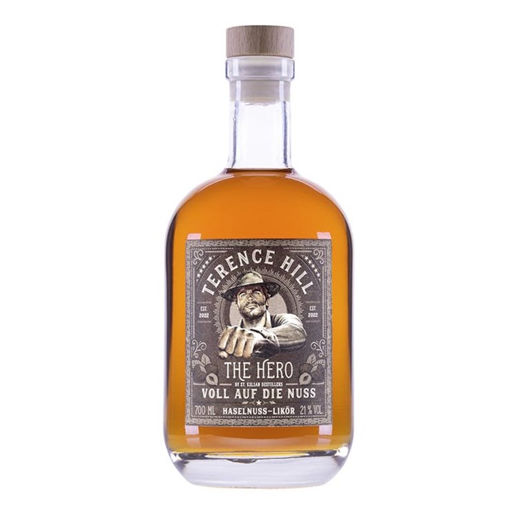 ST. KILIAN DISTILLERS GMBH TERENCE HILL The Hero Voll auf Die Nuss Li 0,700 ST. KILIAN DISTILLERS GMBH TERENCE HILL The Hero Voll auf Die Nuss Li 0,700
