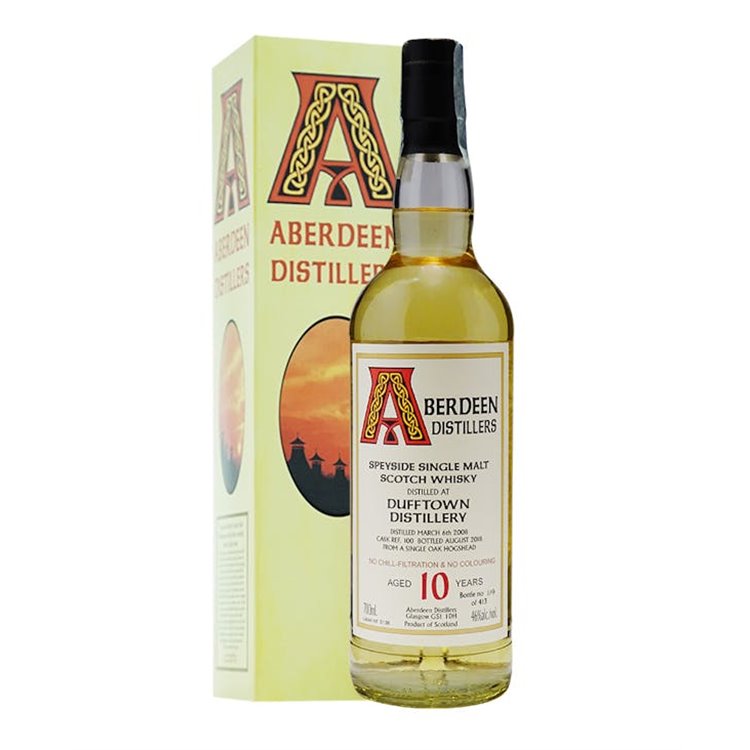 BLACKADDER INTERNATIONAL LTD Single Malt DUFFTOWN 10 YO Cask 100 2008 BLACKADDER INTERNATIONAL LTD Single Malt DUFFTOWN 10 YO Cask 100 2008