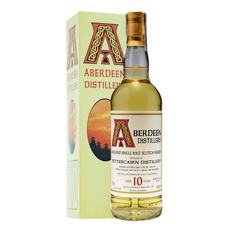 BLACKADDER INTERNATIONAL LTD FETTERCAIRN 10YO Ref. -086 Astucciato 2008 BLACKADDER INTERNATIONAL LTD FETTERCAIRN 10YO Ref. -086 Astucciato 2008