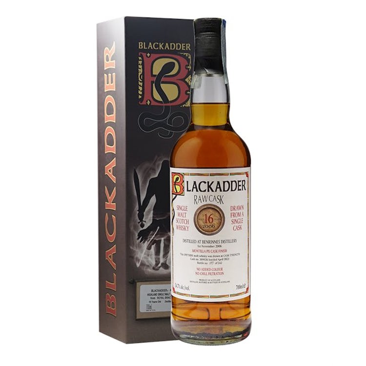 BLACKADDER INTERNATIONAL LTD FC RAW CASK BENRINNIES 16YO Astucciato 2006 BLACKADDER INTERNATIONAL LTD FC RAW CASK BENRINNIES 16YO Astucciato 2006