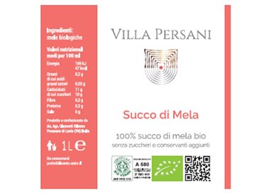 CLEMENTI SILVANO - VILLA PERSANI BAG IN BOX 5 Lt. MELA Succo di Frutta-Villa