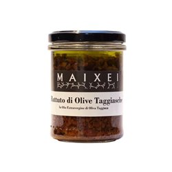 MAIXEI - FLORCOOP SANREMO Societ… Cooperativa  (Vetro 180 gr) BATTUTO DI OLIVE TAGGIASCHE IN OLIO