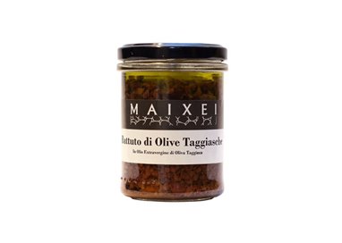 MAIXEI - FLORCOOP SANREMO Societ… Cooperativa  (Vetro 180 gr) BATTUTO DI OLIVE TAGGIASCHE IN OLIO
