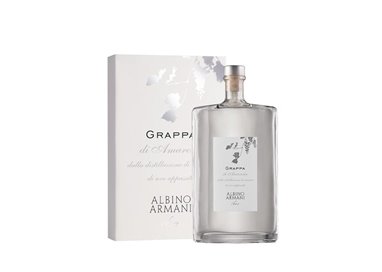 ARMANI A. TERRE DOMINICI srl GRAPPA DI AMARONE BIANCA Astucciata-Armani 0,50