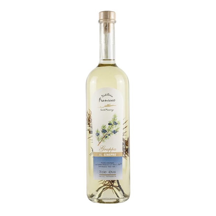 Distilleria FRANCESCO sas di Poli Alessandro & C. GRAPPA AL GINEPRO-Distilleria Francesco Distilleria FRANCESCO sas di Poli Alessandro & C. GRAPPA AL GINEPRO-Distilleria Francesco