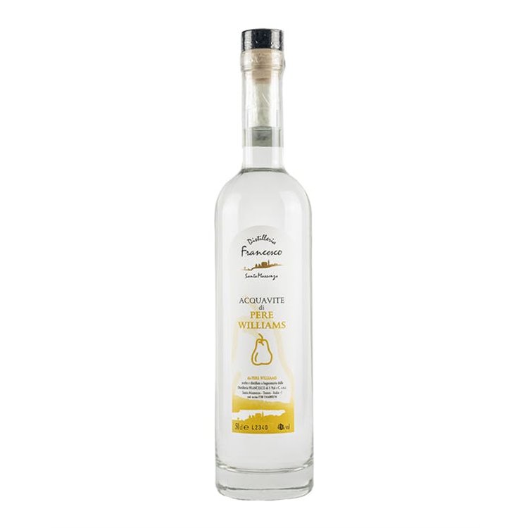 Distilleria FRANCESCO sas di Poli Alessandro & C. ACQUAVITE PERE WILLIAMS-Distilleria Frances 0,50 Distilleria FRANCESCO sas di Poli Alessandro & C. ACQUAVITE PERE WILLIAMS-Distilleria Frances 0,50