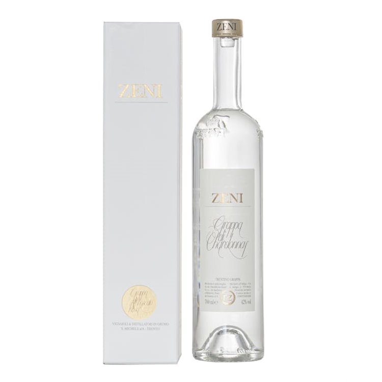ZENI DISTILLERIA snc di A.& R. Zeni GRAPPA DI CHARDONNAY Astucciata-Distilleria Zeni ZENI DISTILLERIA snc di A.& R. Zeni GRAPPA DI CHARDONNAY Astucciata-Distilleria Zeni