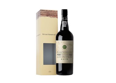 'CHRISTIE''S Port Wine Producer & Shipper E WHITE PORT Butler Nephew 10 years Astucciato'