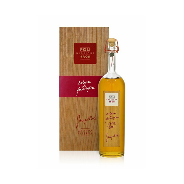 POLI BARRIQUE SOLERA DI FAMIGLIA 18- 98 55° Distilleria Jacopo Poli POLI BARRIQUE SOLERA DI FAMIGLIA 18- 98 55° Distilleria Jacopo Poli