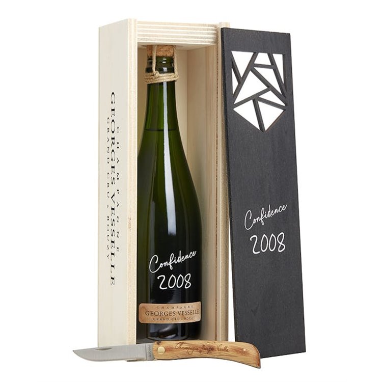 SARL DIFFUSION GEORGES VESSELLE EXTRA BRUT Cuv‚e Confidence Astucciato 2008 SARL DIFFUSION GEORGES VESSELLE EXTRA BRUT Cuv‚e Confidence Astucciato 2008