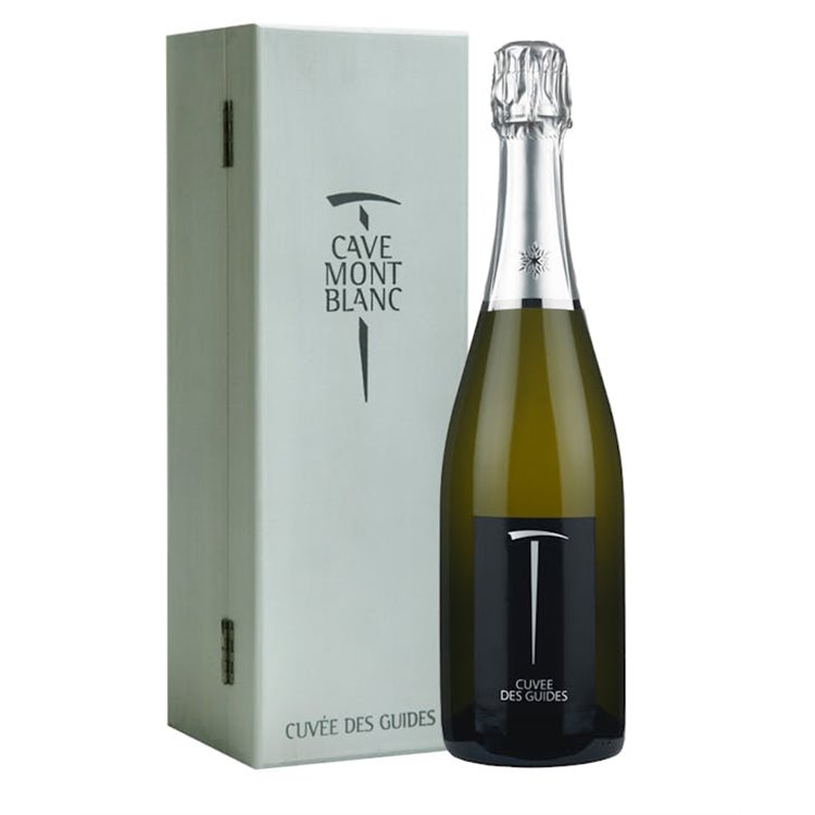 CAVE MONT BLANC DE MORGEX ET LA SALLE SOC.COOP Cuvee des Guides BRUT NATURE M.C. astucciato CAVE MONT BLANC DE MORGEX ET LA SALLE SOC.COOP Cuvee des Guides BRUT NATURE M.C. astucciato