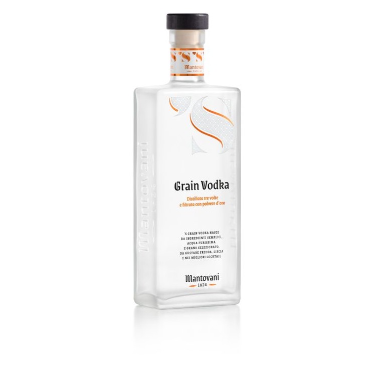 Distilleria Mantovani - ’S Grain Vodka 40° 0.70 L. Distilleria Mantovani - ’S Grain Vodka 40° 0.70 L.