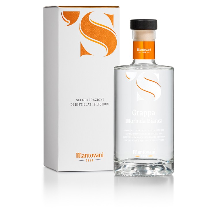 Distilleria Mantovani - 'S Smooth White Grappa 40° 0.70 L. Distilleria Mantovani - 'S Smooth White Grappa 40° 0.70 L.