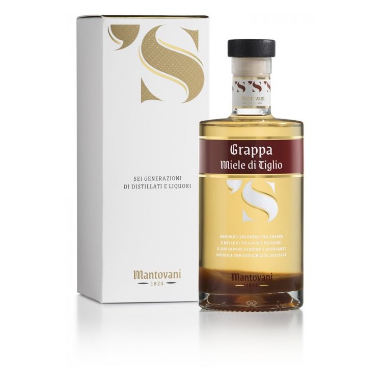 Distilleria Mantovani - ’S Grappa Miele di Tiglio 38 ° 0.70L.