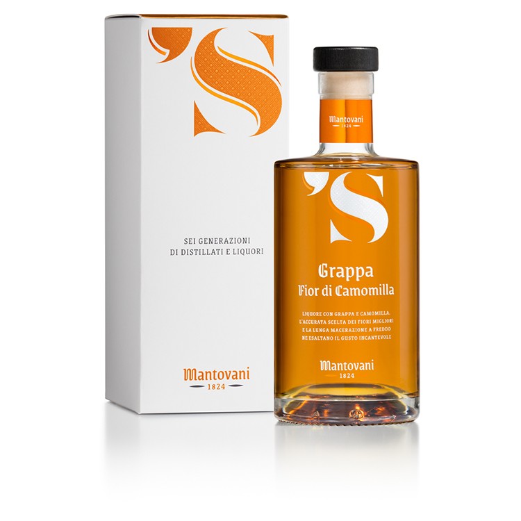 Distilleria Mantovani - ’S Grappa Fior di Camomilla 30° 0.70 L.