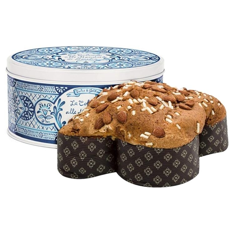 Fiasconaro Dolce & Gabbana Colomba alle Mandorle Di Sicilia Latta da 750g Fiasconaro Dolce & Gabbana Colomba alle Mandorle Di Sicilia Latta da 750g
