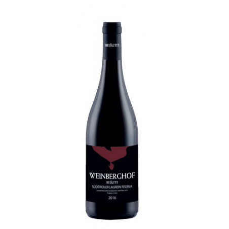 Confezione da 3 Bottiglie Vino Rosso Lagrein Alto Adige Riserva Weinberghof -cz